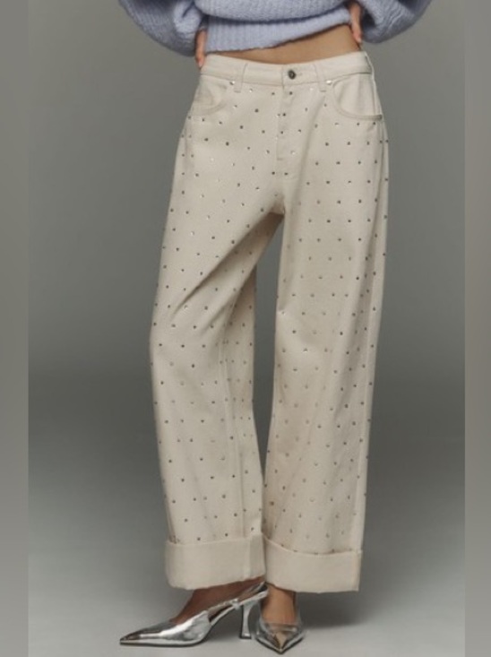 Anthropologie Denim - Anthropologie pilcro sparkle relaxed cuff jeans